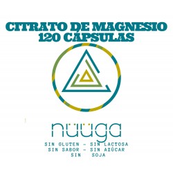 CITRATO DE MAGNESIO NÜÜGA - 120 CÁPSULAS